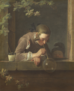 Soap Bubbles by Jean-Baptiste-Siméon Chardin