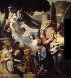 Solomon Sacrificing to the Idols by Sébastien Bourdon