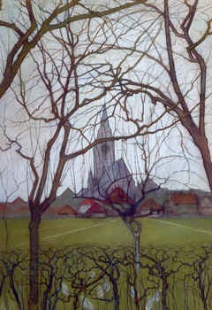 St. Jacob's Church, Winterswijk by Piet Mondrian