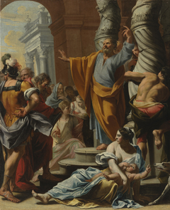 St. Peter Preaching in Jerusalem by Charles Poërson