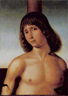 St. Sebastian at the Column by Antonello de Saliba