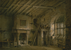 Stage Design for Heart of Midlothian; The Tolbooth by Alexander Nasmyth