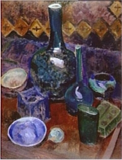 Still Life in Blue by Robert Delaunay