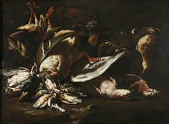 Still Life of Dead Game by Baldassare de Caro