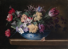 Still life of flowers by Jean-Michel Picart