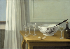 Still Life with a Punch Bowl by Nils Schillmark