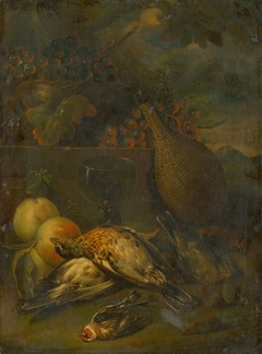 Still Life with Fieldfares by Philipp Ferdinand de Hamilton