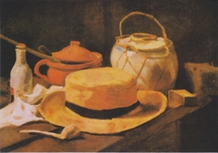 Still Life with Yellow Straw Hat by Vincent van Gogh