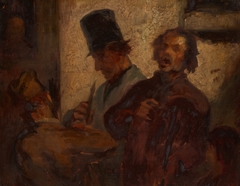 Street Musicians by Honoré Daumier