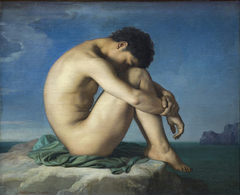 Study by Hippolyte Flandrin