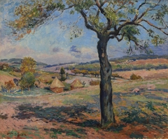 Summer Landscape with Haystacks by Victor Vignon