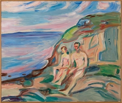 Sunbathing by Edvard Munch