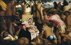 The Adoration of the Shepherds by Jacopo Bassano