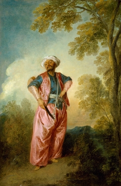 The Amorous Turk by Nicolas Lancret