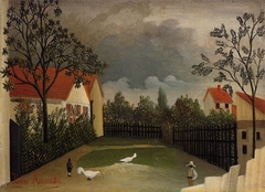 The Barnyard by Henri Rousseau