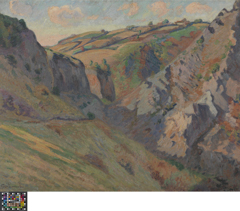 The Caverns of Prunal near Pontgibaud (Auvergne) by Armand Guillaumin