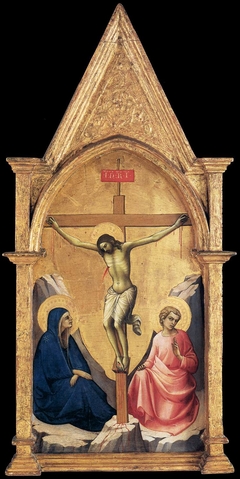 The Crucified Christ between the Virgin and Saint John the Evangelist by Lorenzo Monaco