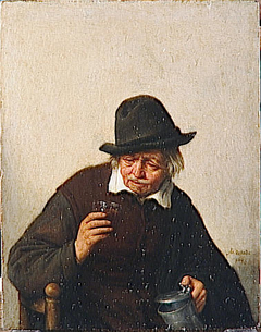 The Drinker by Adriaen van Ostade