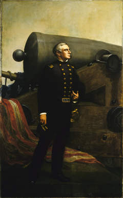 The First Gun at Fort Sumter (Major Robert Anderson) by Alban Jasper Conant