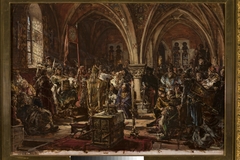 The First Parliament in Łęczyca, from the series “History of Civilization in Poland” by Jan Matejko