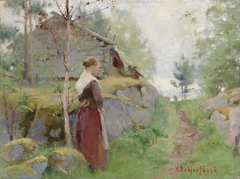 The Girl From Barösund by Helene Schjerfbeck