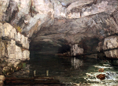 The Grotto of the Loue by Gustave Courbet