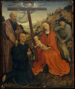 The Holy Family with Saint Paul and a Donor by Anonymous