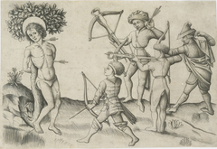 The Martyrdom of Saint Sebastian by Master of the Playing Cards