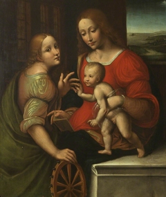 The Mystic Marriage of Saint Catherine by Giampietrino