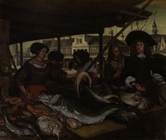 The Nieuwe Vismarkt (New Fish Market) in Amsterdam by Emanuel de Witte