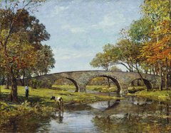 The Old Bridge by Theodore Robinson