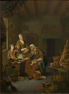 The Pancake Woman by Willem van Mieris