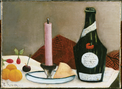 The Pink Candle by Henri Rousseau