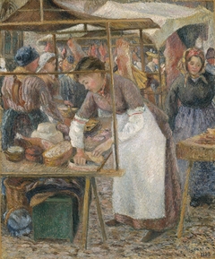 The Pork Butcher by Camille Pissarro