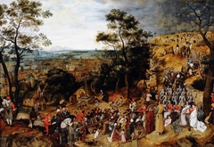 The Procession to Calvary by Pieter Breughel the Younger