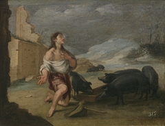 The Prodigal Son among the Pigs by Bartolomé Esteban Murillo