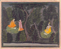 The Sakhi Speaks to Radha on Krishna's Behalf by Anonymous