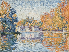 The Seine at Samois (Study) by Paul Signac