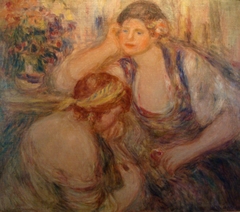 The Serenade by Auguste Renoir