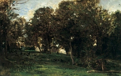 The Sheltered Farm by Charles-François Daubigny