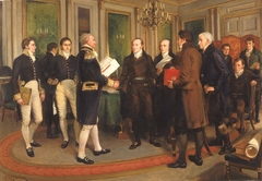 The Signing of the Treaty of Ghent, Christmas Eve, 1814 by Amédée Forestier