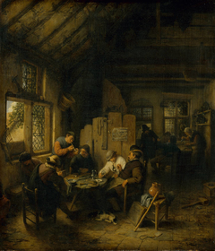 The Table in the Village Inn by Adriaen van Ostade