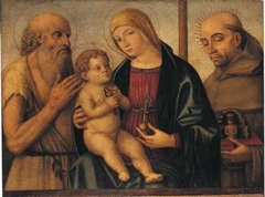 The Virgin and Child with Saints by Filippo Mazzola