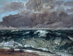 The Wave by Gustave Courbet