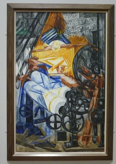 The Weaver by Natalia Goncharova