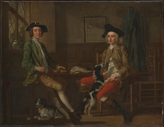 Thomas Nuthall and his Friend Hambleton Custance by Francis Hayman