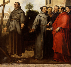 Saint Diego of Alcalá before the cross by Bartolomé Esteban Murillo