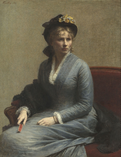 Retrato de Mlle C. D. [Charlotte Dubourg] by Henri Fantin-Latour