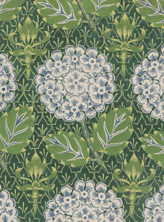 Untitled (Hydrangea wallpaper design) by Vivian Smith