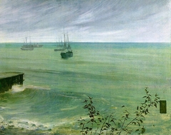 Symphony in Grey and Green The Ocean by James Abbott McNeill Whistler